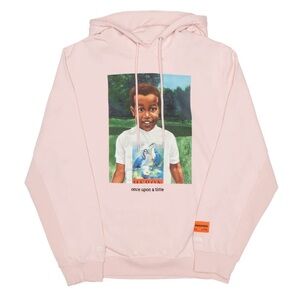 Heron Preston Light Pink baby Graphic sweatshirt size XL